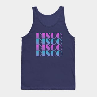 DISCO-Neon Text Tank Top